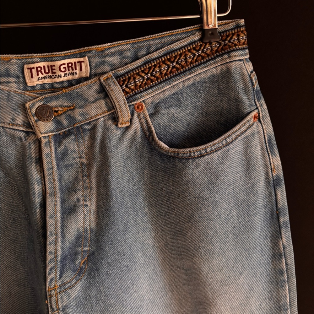 Vintage True Grit High Rise Blue Jeans